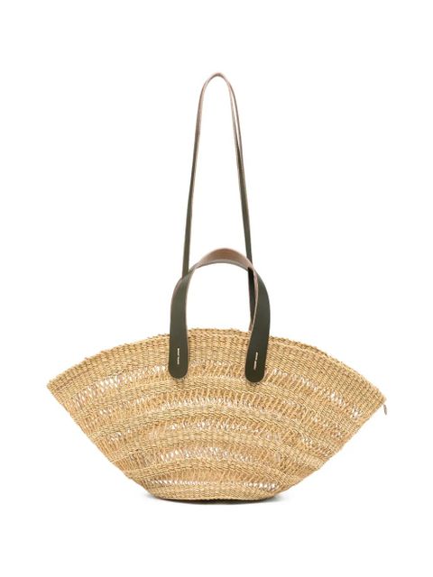 Muun Chantelle woven straw tote bag - Neutrals - zdjęcie produktu nr 1