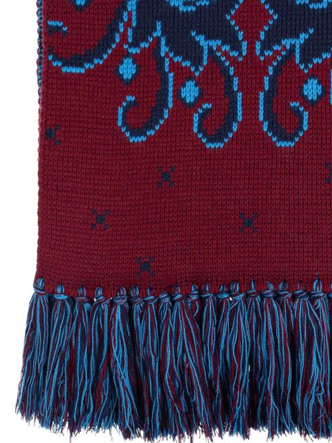 ETRO wool scarf - Red - zdjęcie produktu nr 2