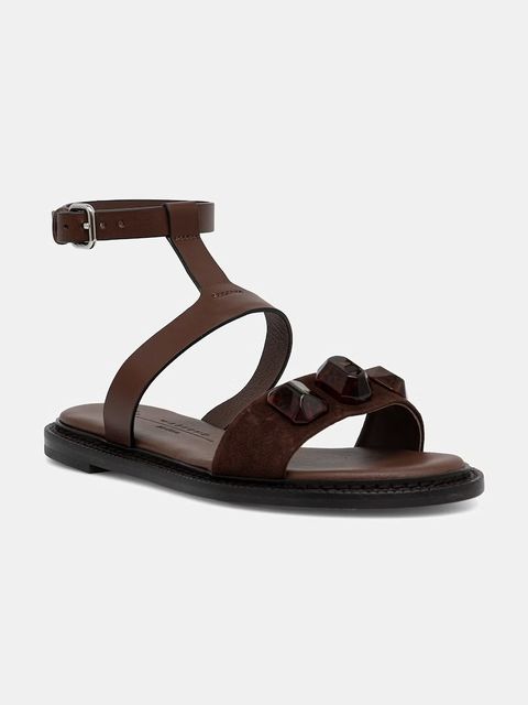 Weekend Max Mara sandały damskie skórzane Wkaasta - zdjęcie produktu nr 1