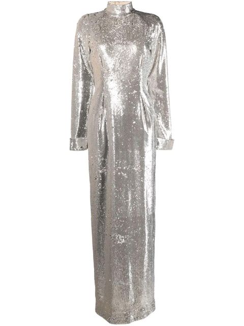 Givenchy open-back sequin gown - Silver - zdjęcie produktu nr 1