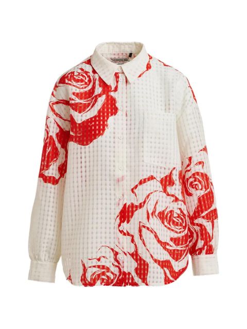 Essentiel Antwerp floral-print pocket shirt - White - zdjęcie produktu nr 1