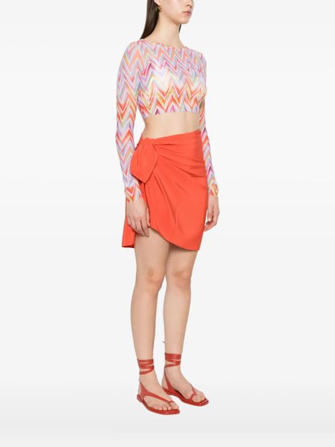 Missoni zigzag-print top - Pink
