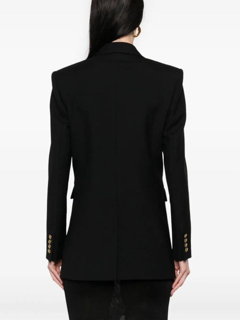 Saint Laurent wool gabardine blazer - Black