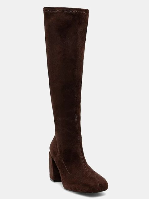 Medicine kozaki damskie kolor brązowy na słupku - zdjęcie produktu nr 2