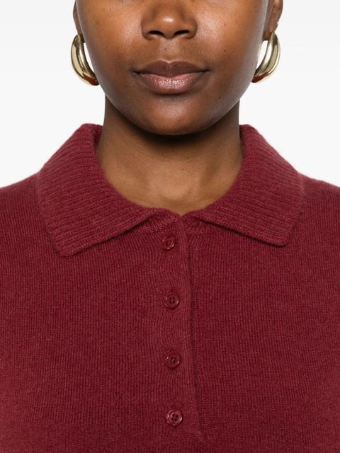 Simkhai short-sleeve polo top - Red