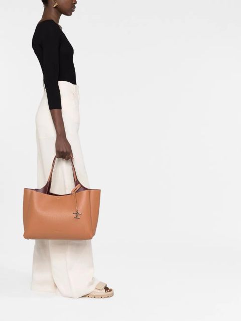Tod's T Timeless leather tote bag - Brown - zdjęcie produktu nr 2