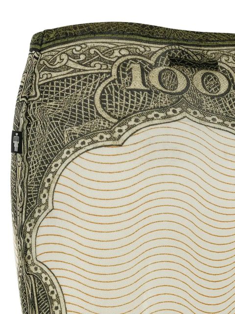 Jean Paul Gaultier Re-edition - The Green Cartouche printed maxi skirt - Neutrals