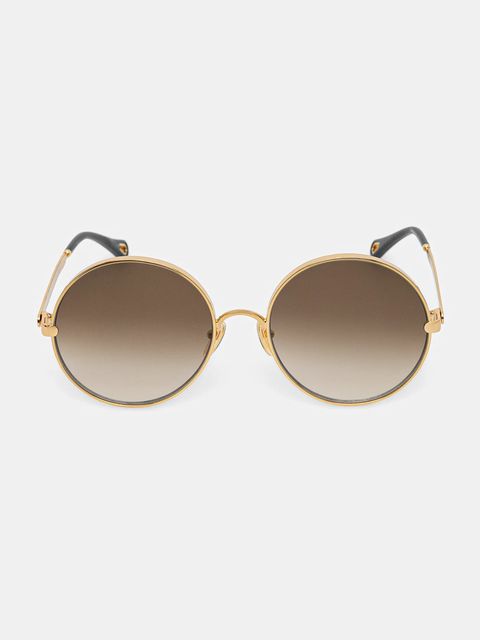 Chloé okulary przeciwsłoneczne damskie kolor złoty CH0321S
