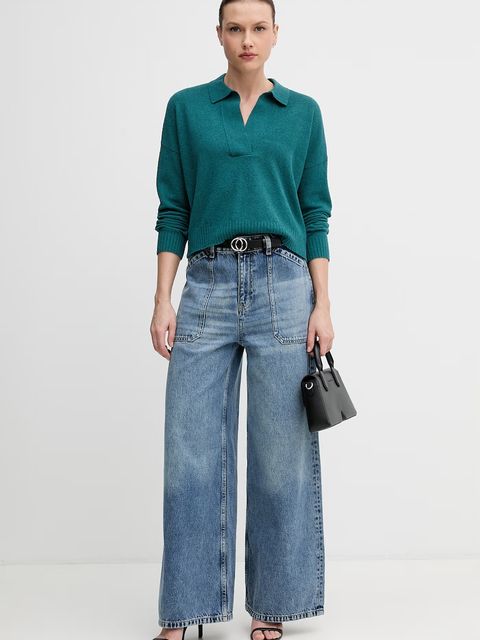 Sisley longsleeve damski z bawełną - zdjęcie produktu nr 1