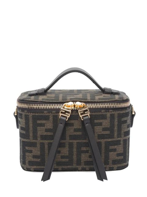 FENDI Vanity FF jacquard mini bag - Black - zdjęcie produktu nr 1