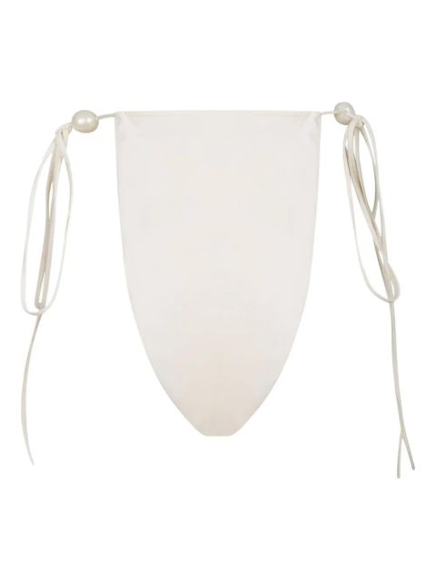 Magda Butrym halterneck bikini top - Neutrals - zdjęcie produktu nr 1