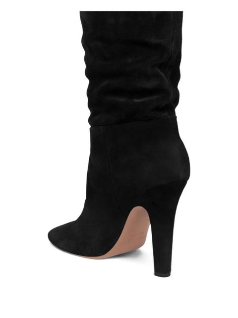 Paris Texas 100mm Elsa point-toe stiletto boots - Black