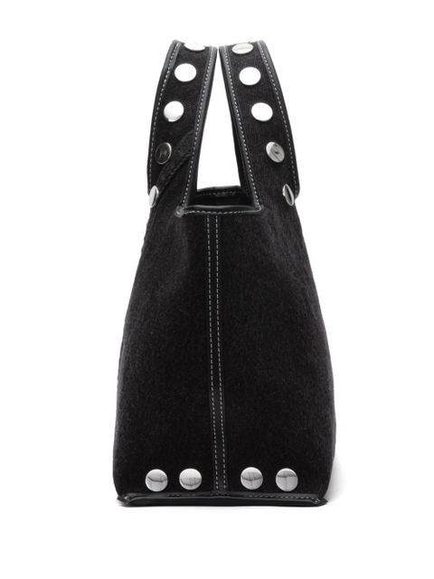 3.1 Phillip Lim mini Market denim tote bag - Black - zdjęcie produktu nr 2