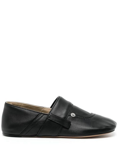 LOEWE pocket-design flat loafers - Black - zdjęcie produktu nr 1