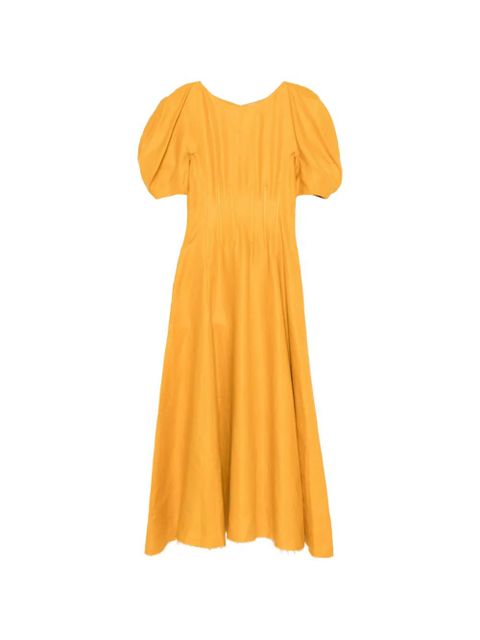 Gabriela Hearst puffed-sleeve maxi dress - Yellow - zdjęcie produktu nr 1