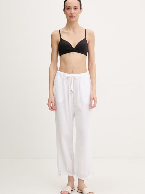 Lauren Ralph Lauren spodnie straight damskie bawełniane - zdjęcie produktu nr 1