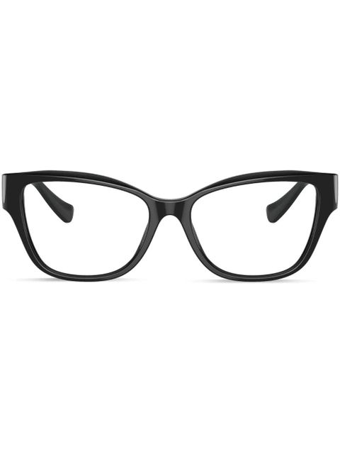 Versace Eyewear Medusa-plaque cat-eye frame glasses - Black - zdjęcie produktu nr 1