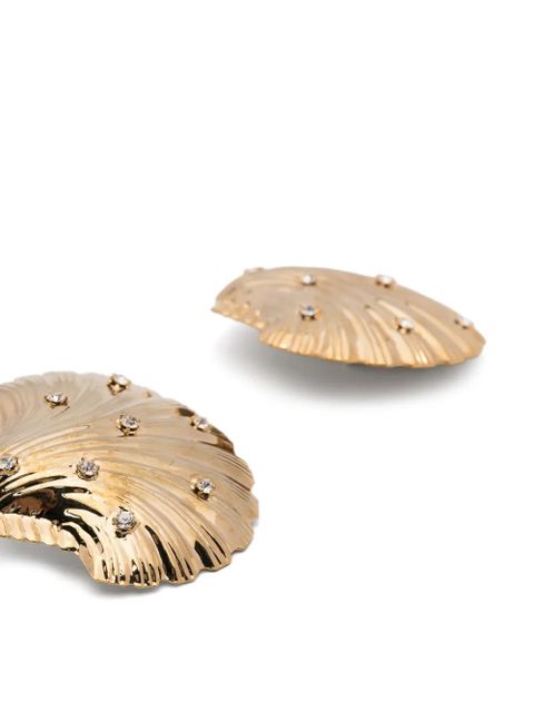 Rowen Rose shell embellished earrings - Gold - zdjęcie produktu nr 2