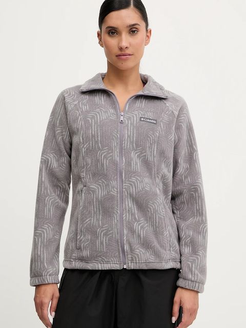 Columbia bluza sportowa Benton Springs kolor szary wzorzysta 2021771 - zdjęcie produktu nr 1
