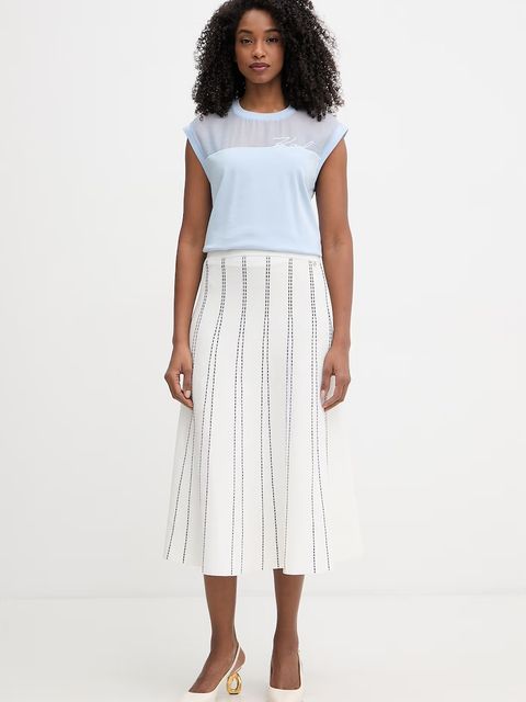 Karl Lagerfeld top damski bawełniany - zdjęcie produktu nr 1