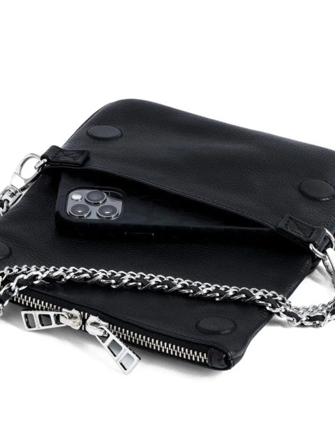 Zadig&Voltaire wings-detail chain-strap cross body bag - Black