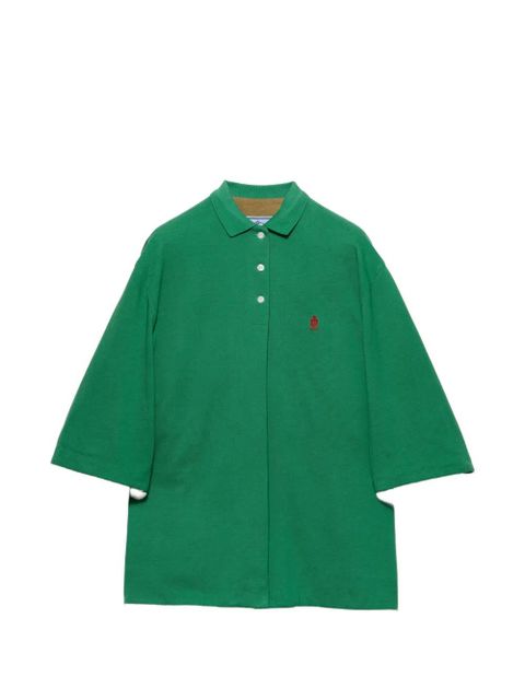 Prada old piqué blouson jacket - Green - zdjęcie produktu nr 1