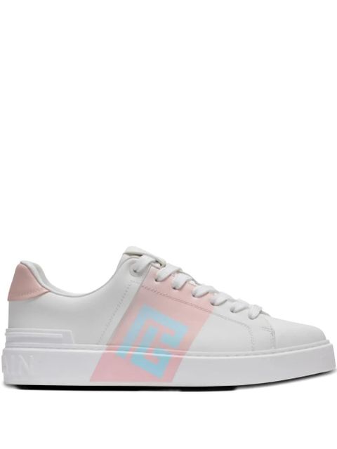 Balmain B-Court panelled sneakers - White - zdjęcie produktu nr 1