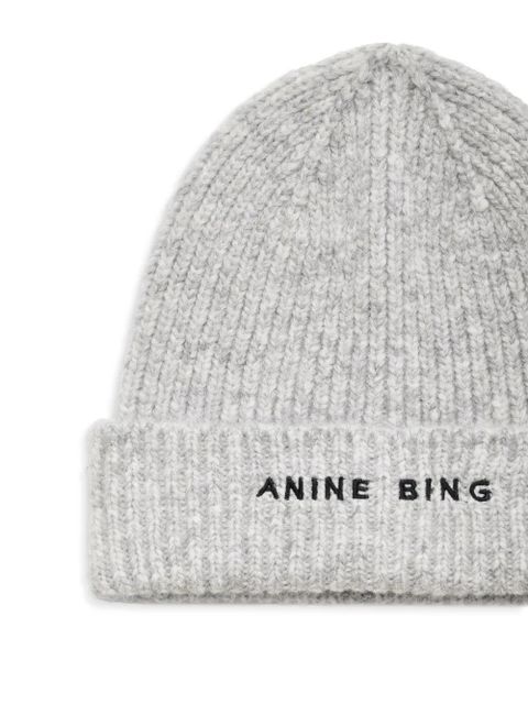 ANINE BING Elia Beanie - Grey - zdjęcie produktu nr 2