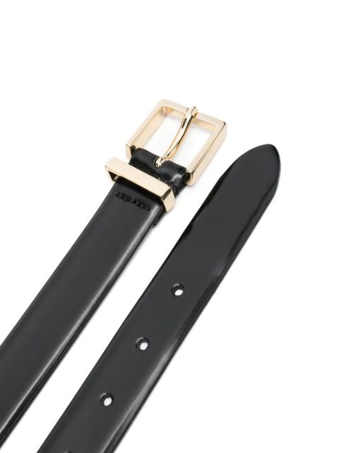 SANDRO leather belt - Black - zdjęcie produktu nr 2