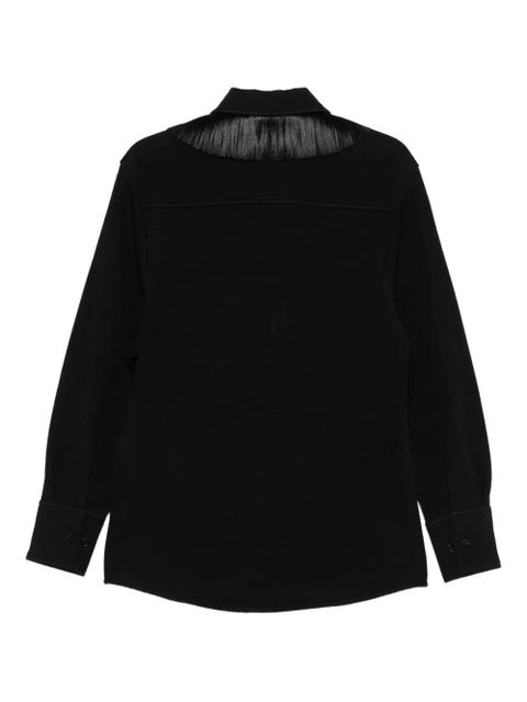 Jil Sander fringed jacket - Black - zdjęcie produktu nr 2