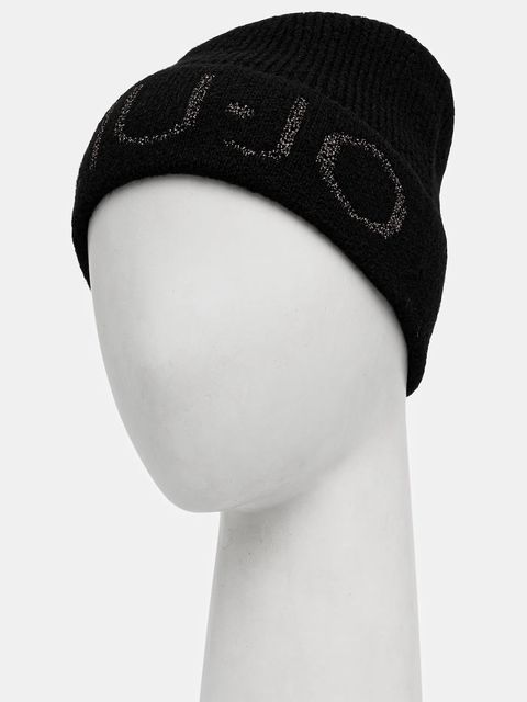 Liu Jo czapka kolor czarny 2F5020.M0300 - zdjęcie produktu nr 2