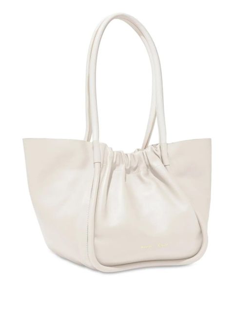 Proenza Schouler large ruched tote bag - White - zdjęcie produktu nr 2