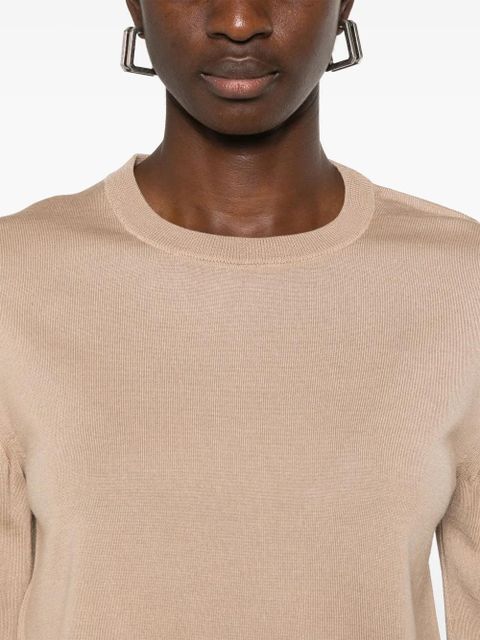 Moschino fine-knit sweater - Brown