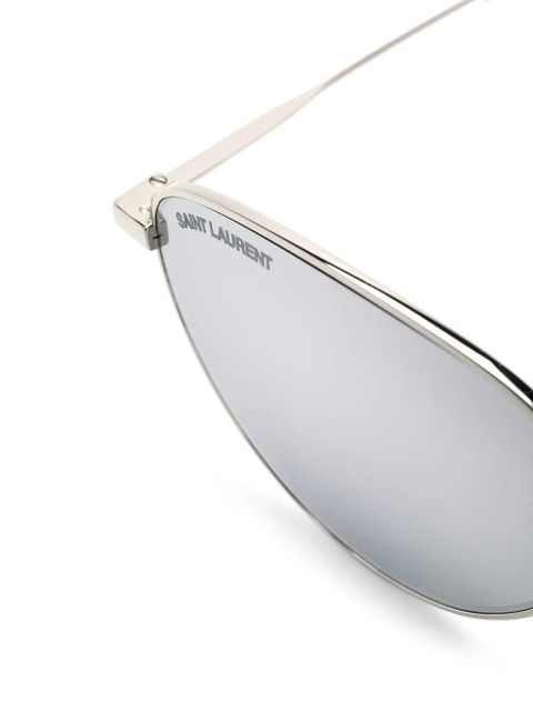 Saint Laurent Eyewear cat-eye frame sunglasses - Silver