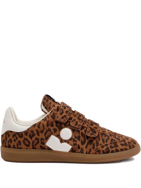 MARANT ÉTOILE Beth leopard-print sneakers - Brown - zdjęcie produktu nr 1