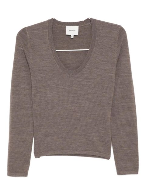 Reformation BENJI Merino top - Brown - zdjęcie produktu nr 1