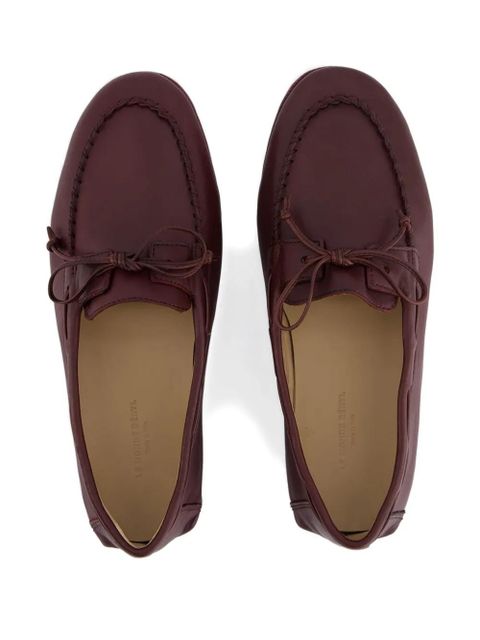 Le Monde Beryl leather mocassin - Red