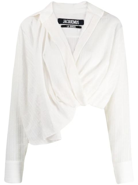 Jacquemus Bahia knot shirt - White - zdjęcie produktu nr 1