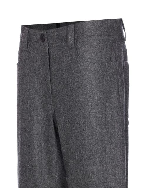 KHAITE belt-loops trousers - Grey - zdjęcie produktu nr 2
