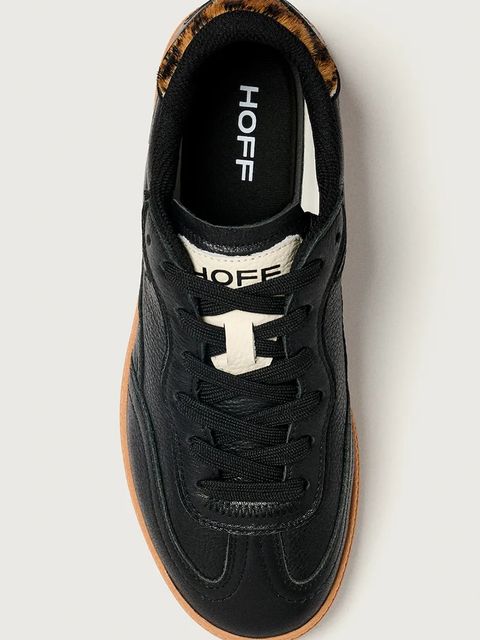 Hoff sneakersy skórzane ALLEY BLACK WOMAN damskie kolor czarny 22562002