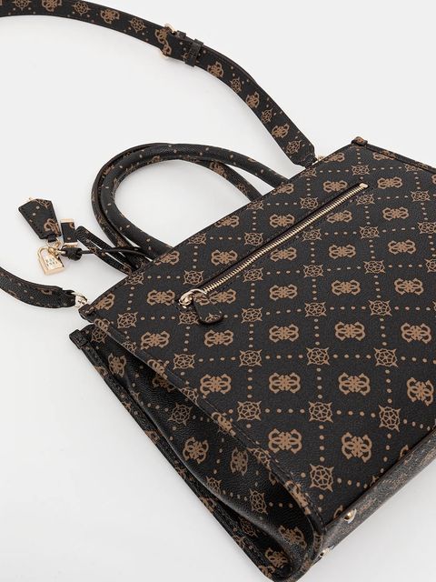 Guess torebka SILIA kolor brązowy HWGP98 90220