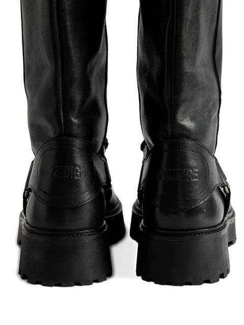 Zadig&Voltaire Angie buckle-strap boots - Black - zdjęcie produktu nr 2
