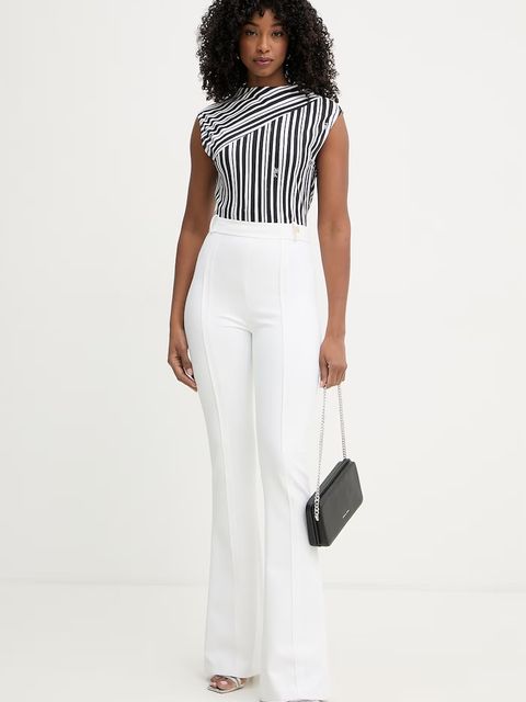 Karl Lagerfeld top damski bawełniany z elastanem - zdjęcie produktu nr 1