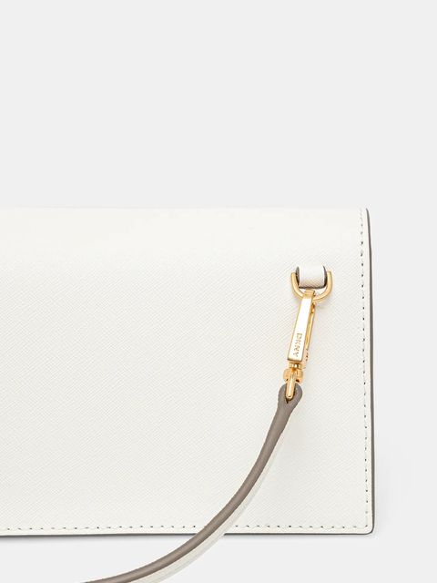 Dkny torebka skórzana kolor biały R435OG58