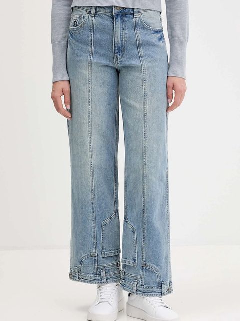 Desigual jeansy POCKETS damskie high waist 25WWDD13 - zdjęcie produktu nr 1