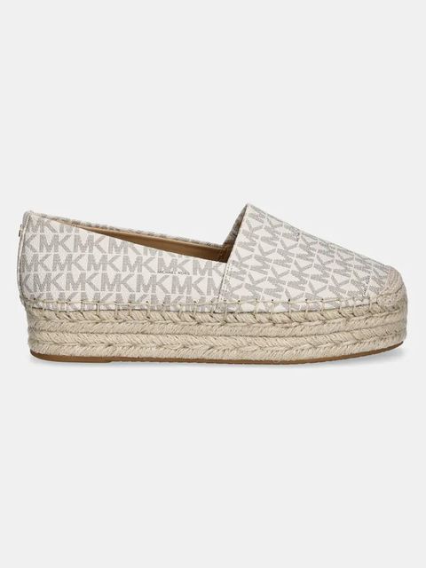 MICHAEL Michael Kors espadryle Lynn kolor beżowy na platformie 40S5LYFP1B.150 - zdjęcie produktu nr 2