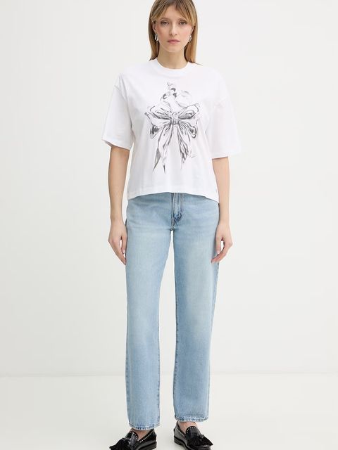 Guess t-shirt bawełniany - zdjęcie produktu nr 2