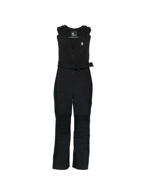 Moncler Grenoble quilted belted jumpsuit - Black - zdjęcie produktu nr 1