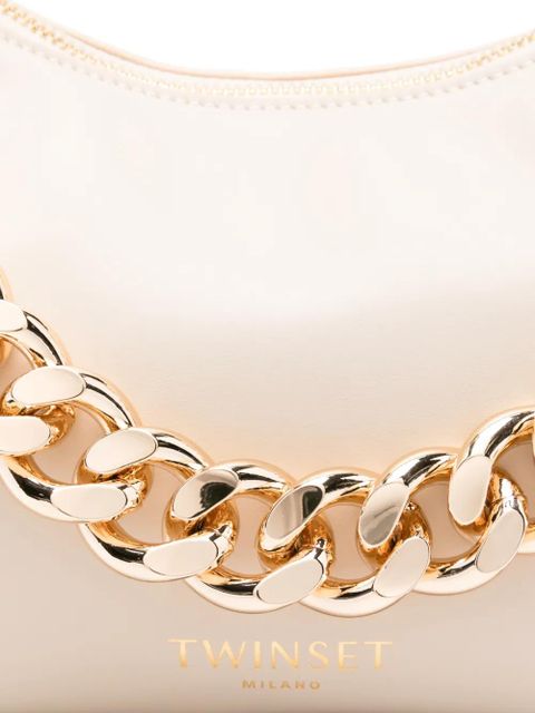 TWINSET chain-detailed shoulder bag - Neutrals