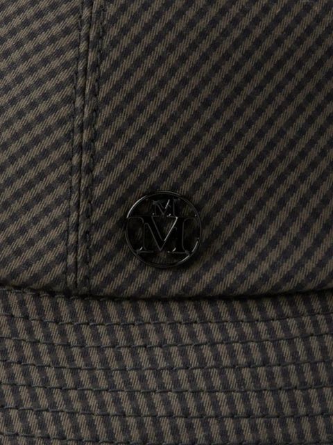 Maison Michel check-pattern bucket hat - Brown - zdjęcie produktu nr 2